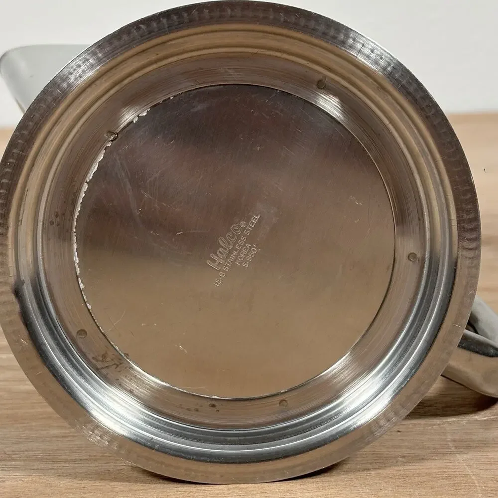 VTG Halco 18-8 Stainless‎ Steel KOREA S-950 Pitcher W/ Lid Polished